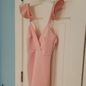 Pink bodycon dress